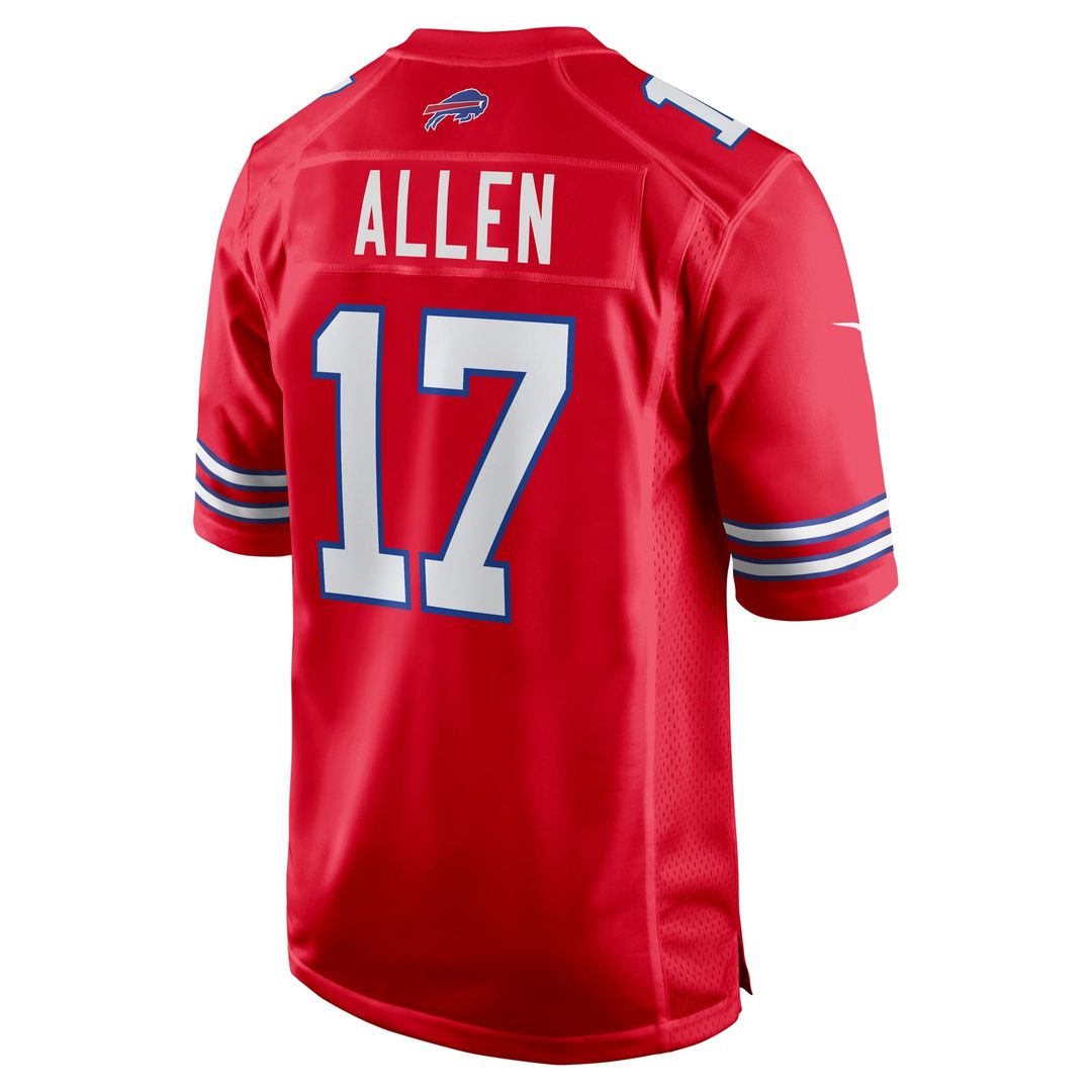 Men's Nike Buffalo Bills Josh Allen Royal Team Game Player NFL Jersey