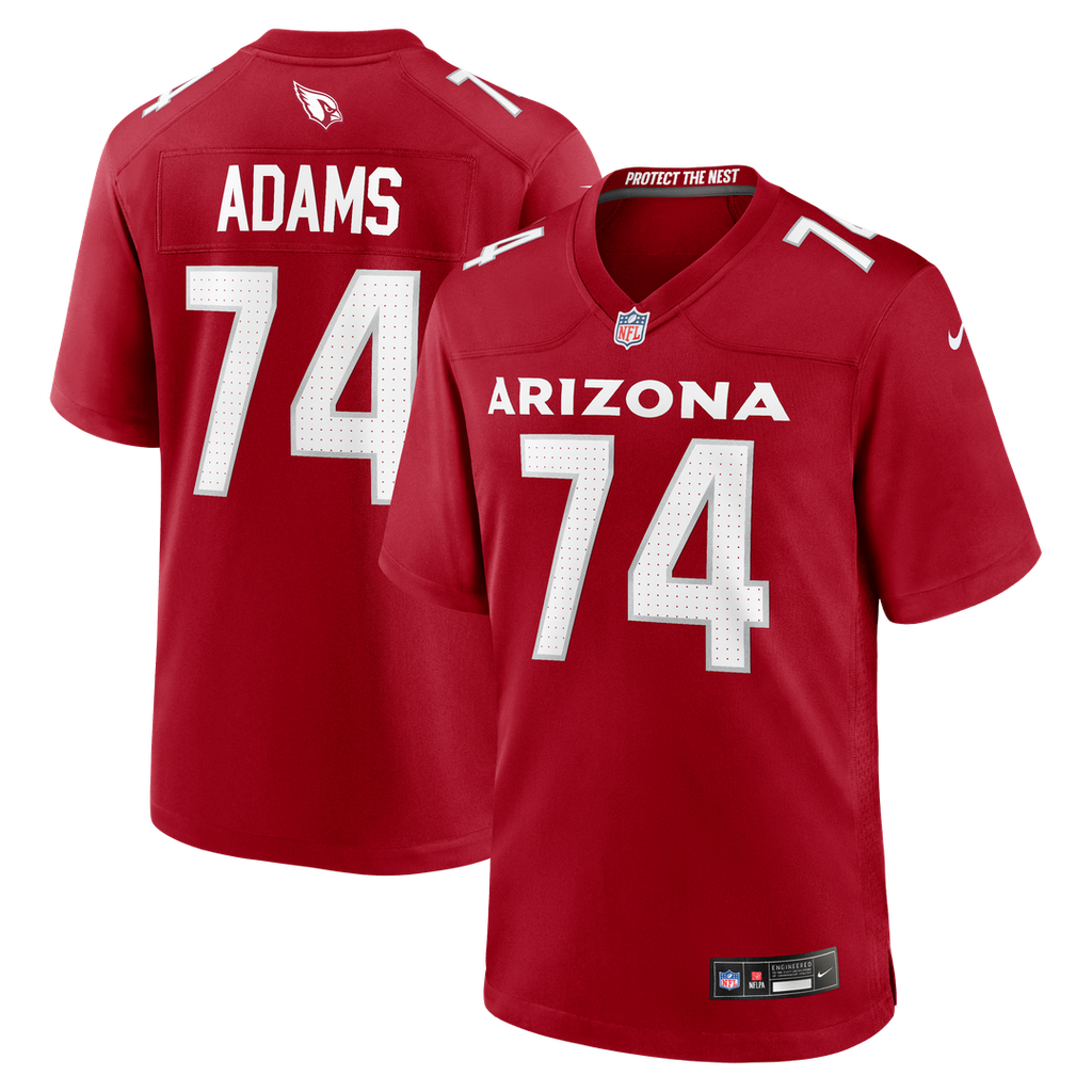 Men's Nike Arizona Cardinals Isaiah Adams Cardinal Team Game NFL Jersey