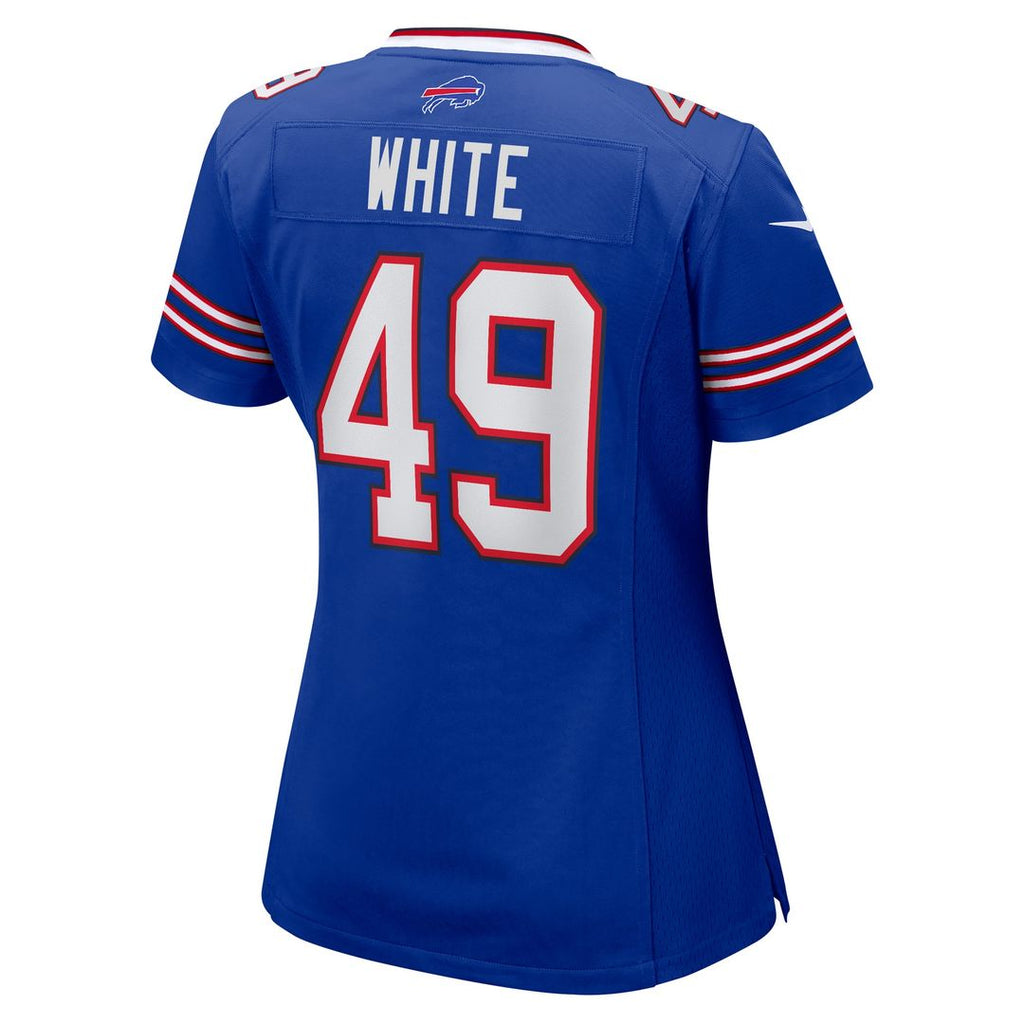 Women's Nike Buffalo Bills DaShaun White Royal Team Game NFL Jersey