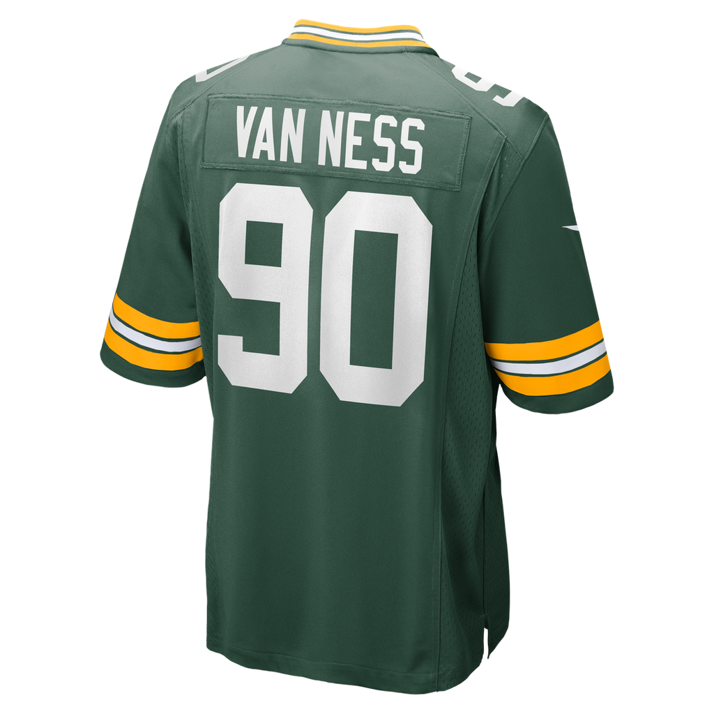 Men's Nike Green Bay Packers Lukas Van Ness Green Game NFL Jersey