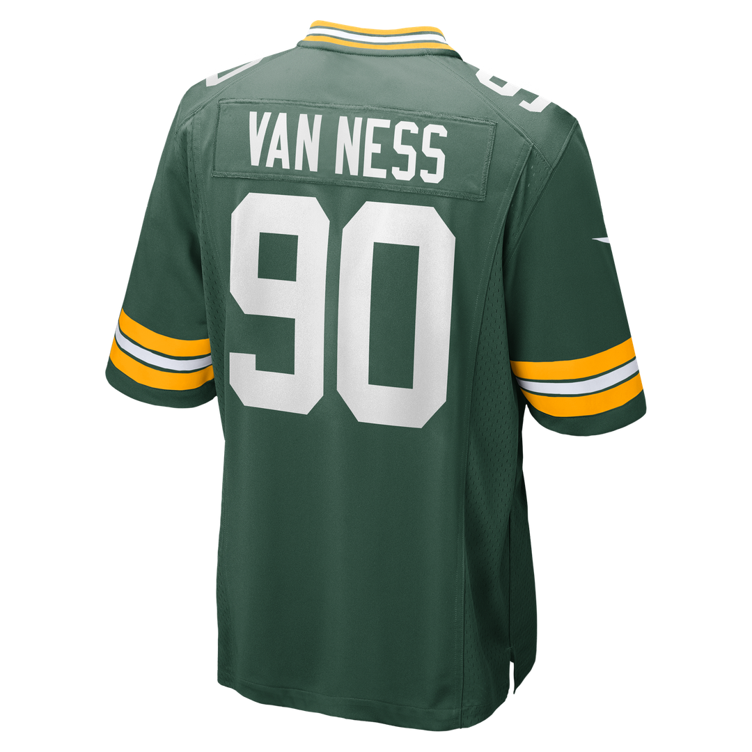 Men's Nike Green Bay Packers Lukas Van Ness Green Game NFL Jersey