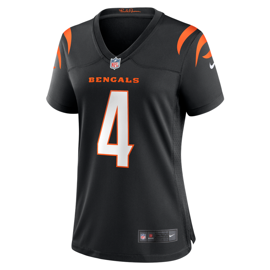 Women's Nike Cincinnati Bengals Sean Clifford Black Team Game NFL Jersey