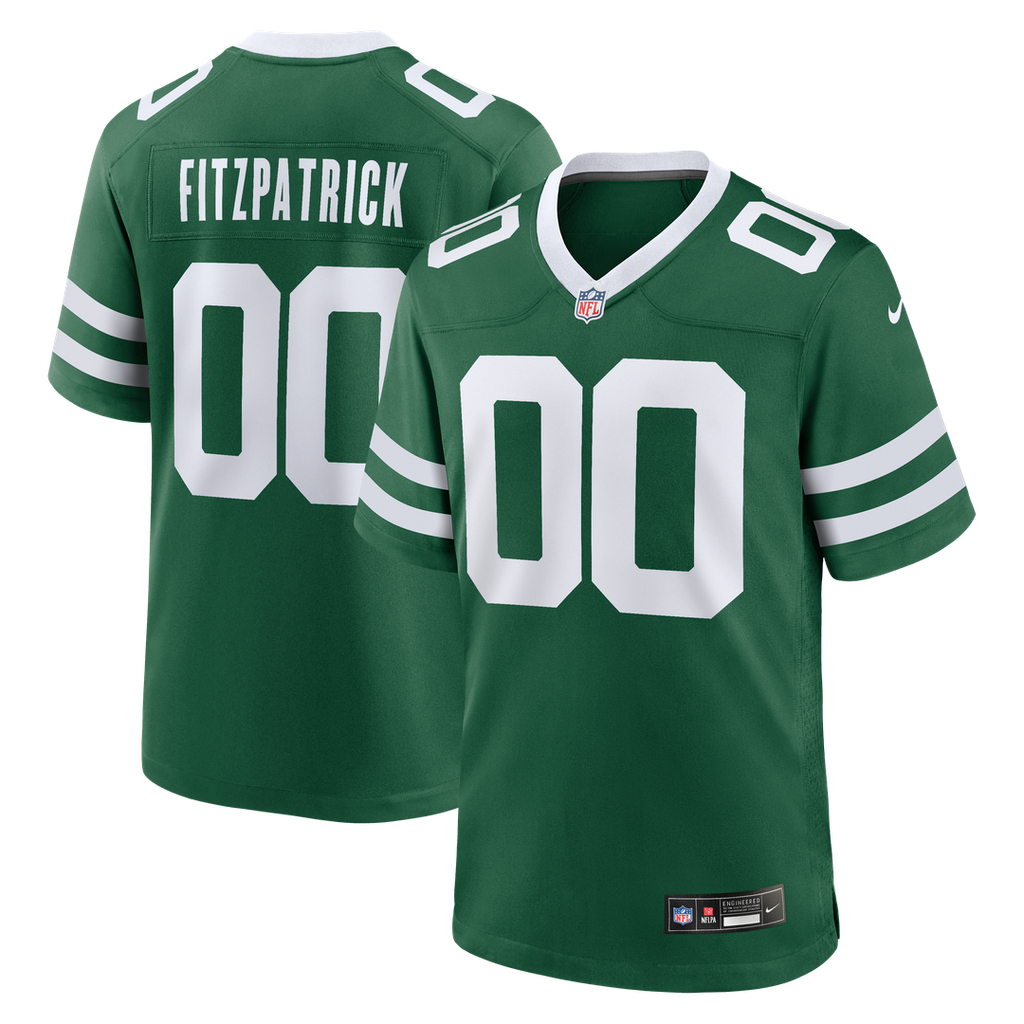 Men's Nike New York Jets Minkah Fitzpatrick Legacy Green Game NFL Jersey