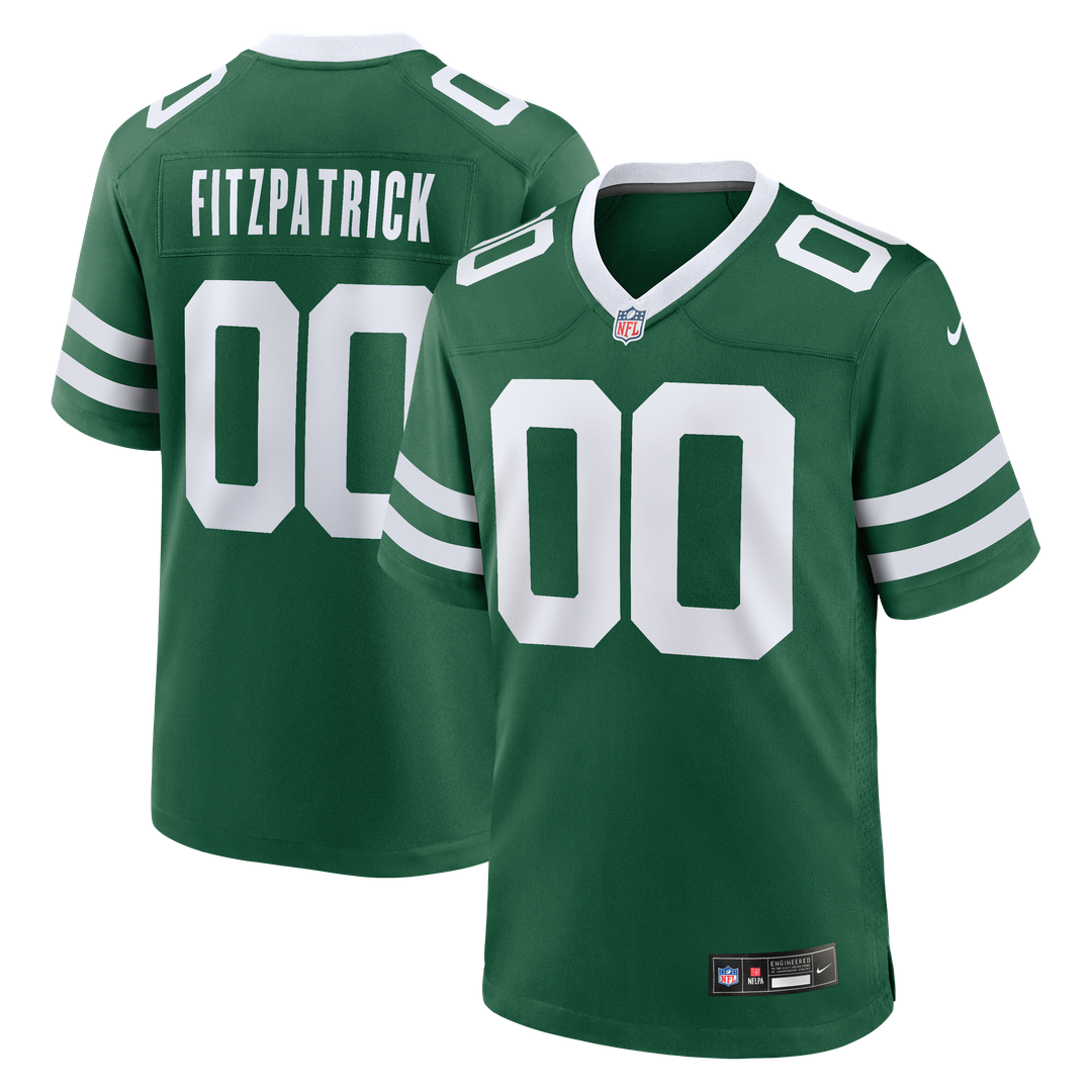 Men's Nike New York Jets Minkah Fitzpatrick Legacy Green Game NFL Jersey