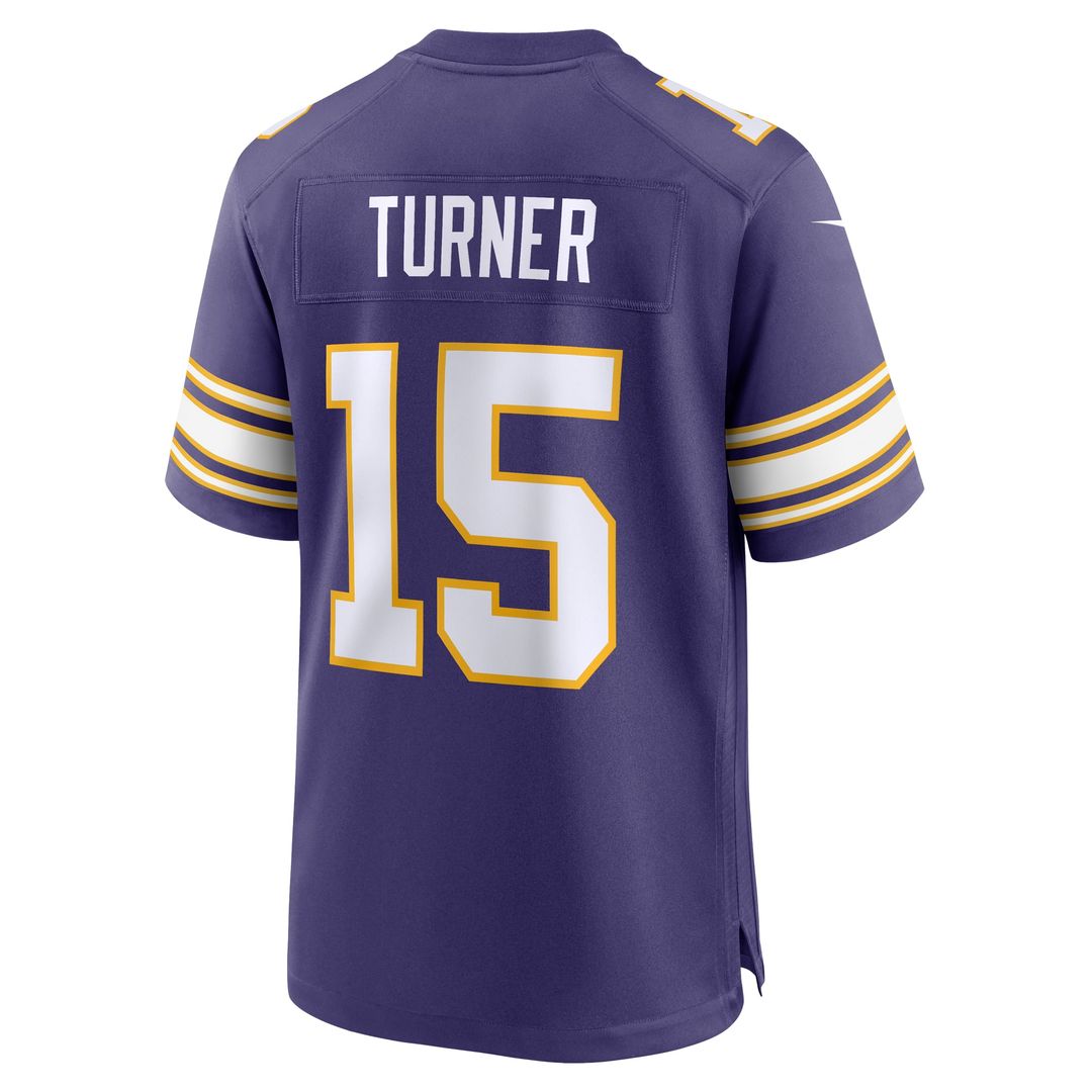 Men's Nike Minnesota Vikings Dallas Turner White Game NFL Jersey