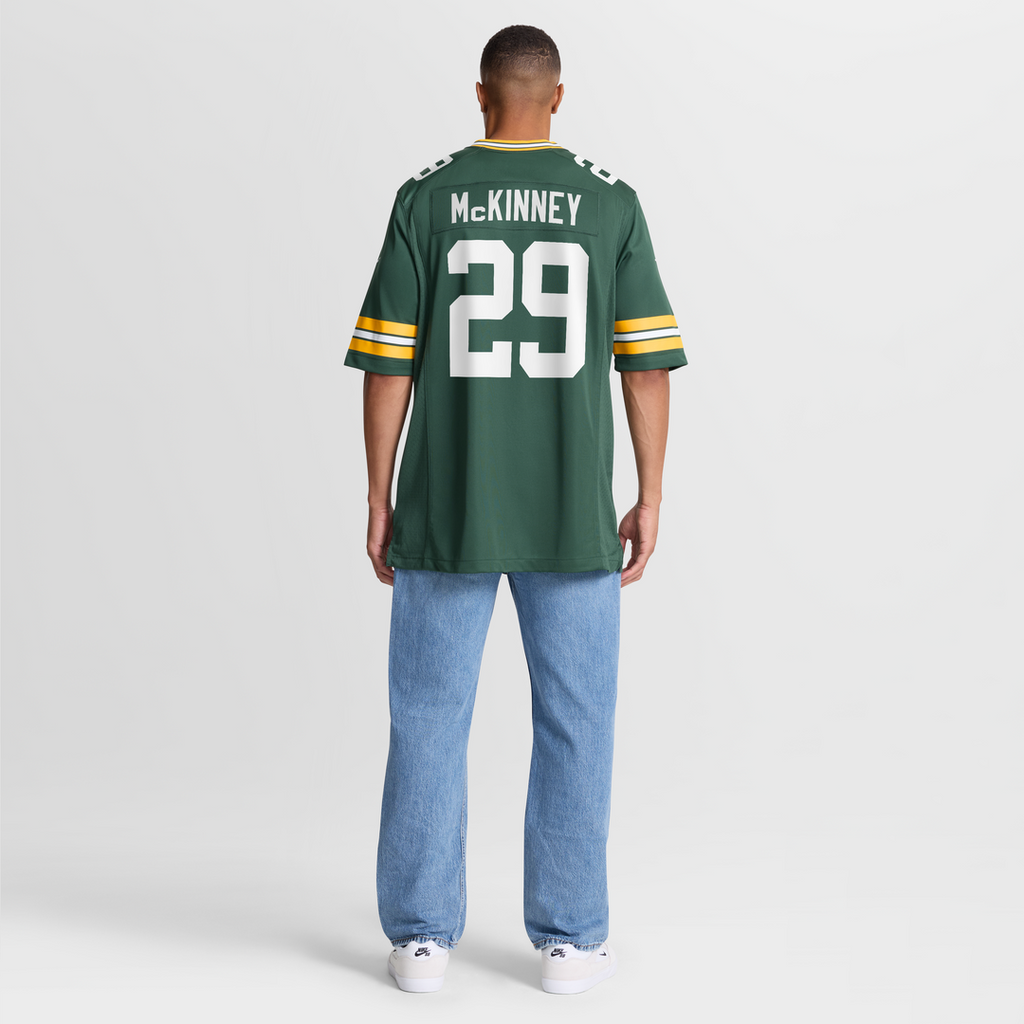 Men's Nike Green Bay Packers Xavier McKinney Green Team Game NFL Jersey