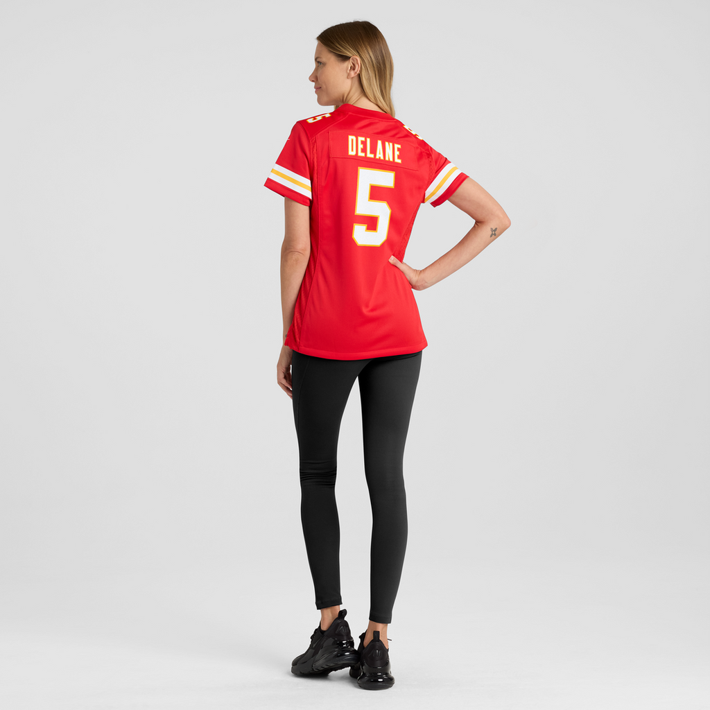Women's Nike Kansas City Chiefs Mansoor Delane Red Game NFL Jersey