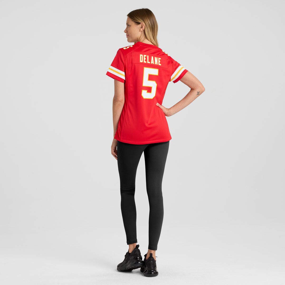 Women's Nike Kansas City Chiefs Mansoor Delane Red Game NFL Jersey