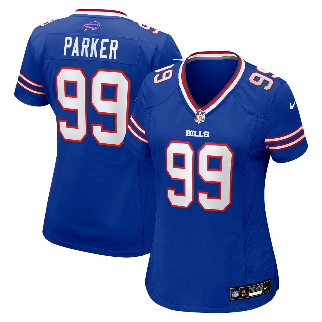 Women's Nike Buffalo Bills T.J. Parker Royal Team Game NFL Jersey