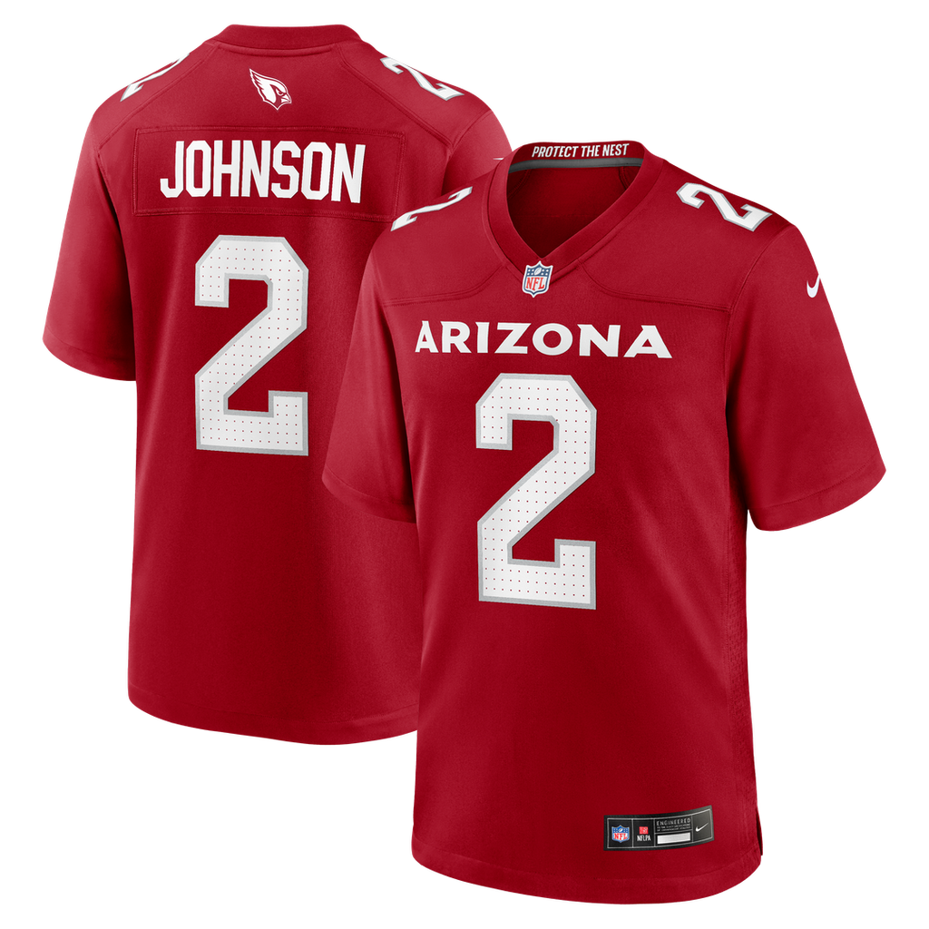 Men's Nike Arizona Cardinals Will Johnson Cardinal Team Game NFL Jersey