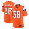 Men's Nike Denver Broncos Jaleel McLaughlin Orange Team Game NFL Jersey