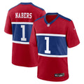 Youth Nike New York Giants Malik Nabers Red Game NFL Jersey