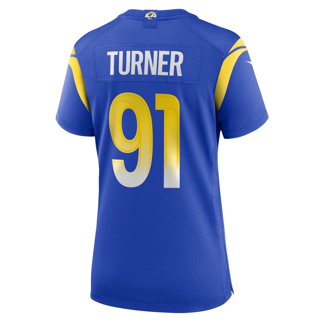 Women's Nike Los Angeles Rams Kobie Turner Royal Home Game NFL Jersey