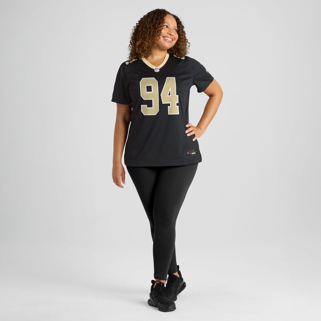 Women's Nike New Orleans Saints Cameron Jordan Black Game NFL Jersey