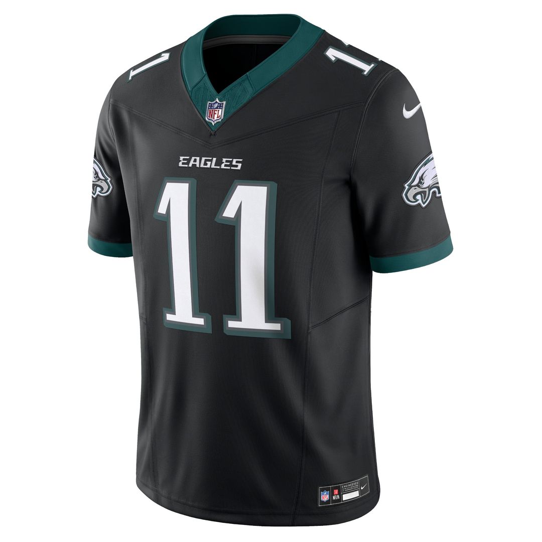 Men's Nike Philadelphia Eagles A.J. Brown Black Alternate Vapor F.U.S.E. Limited NFL Jersey
