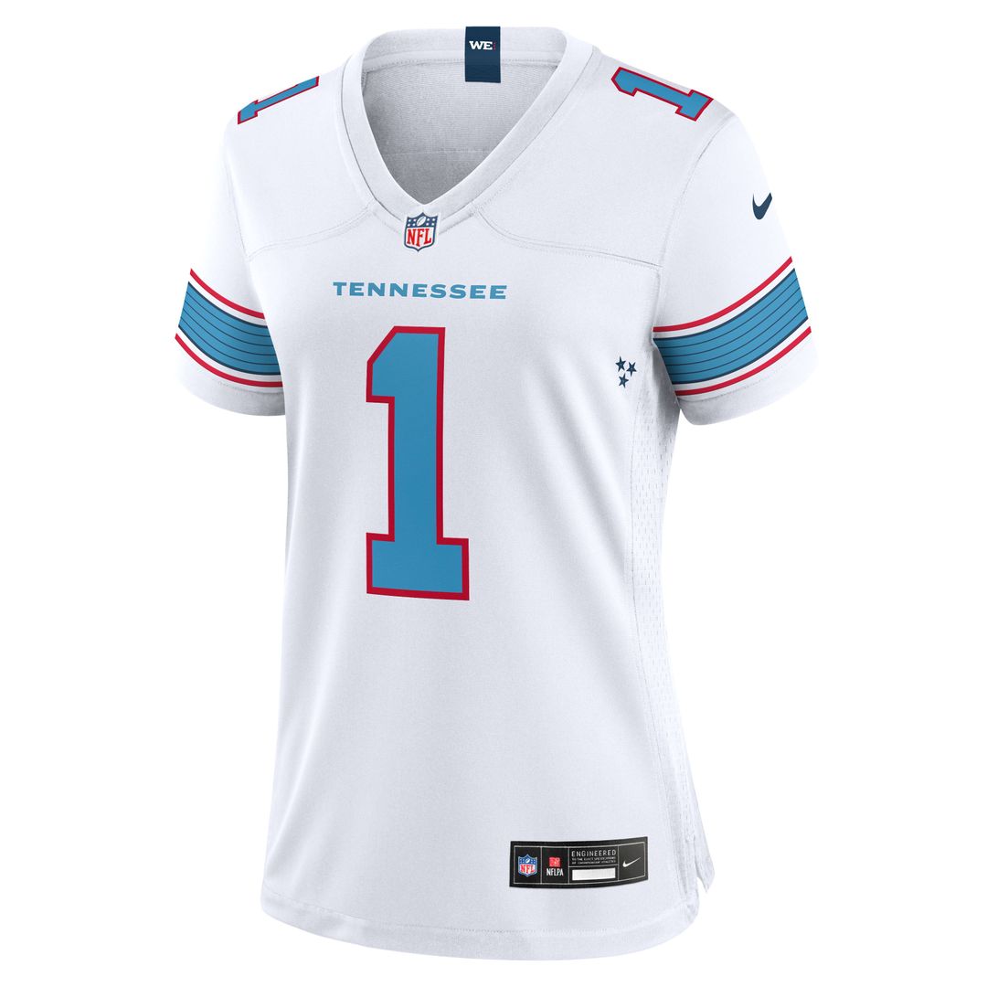 Women's Nike Tennessee Titans Cameron Ward Light Blue Game NFL Jersey