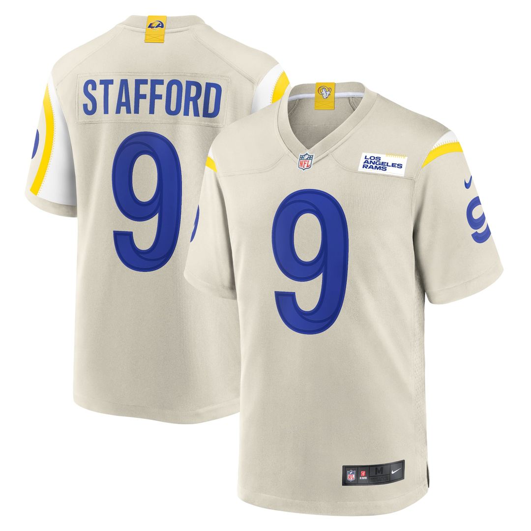 Men's Nike Los Angeles Rams Matthew Stafford White Alternate Game NFL Jersey