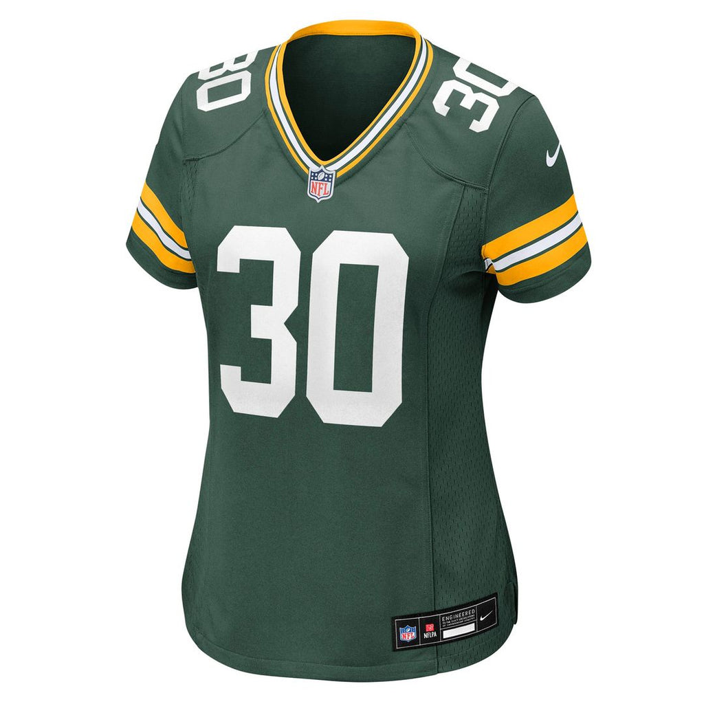 Women's Nike Green Bay Packers Chris Brooks Green Team Game NFL Jersey