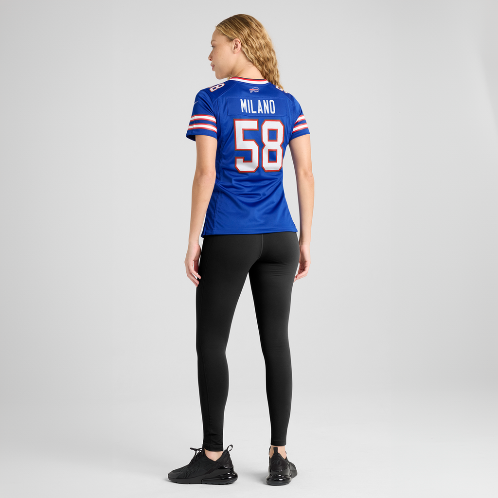 Women's Nike Buffalo Bills Matt Milano Royal Game NFL Jersey