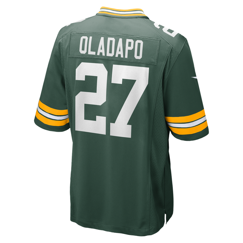 Men's Nike Green Bay Packers Kitan Oladapo Green Game NFL Jersey