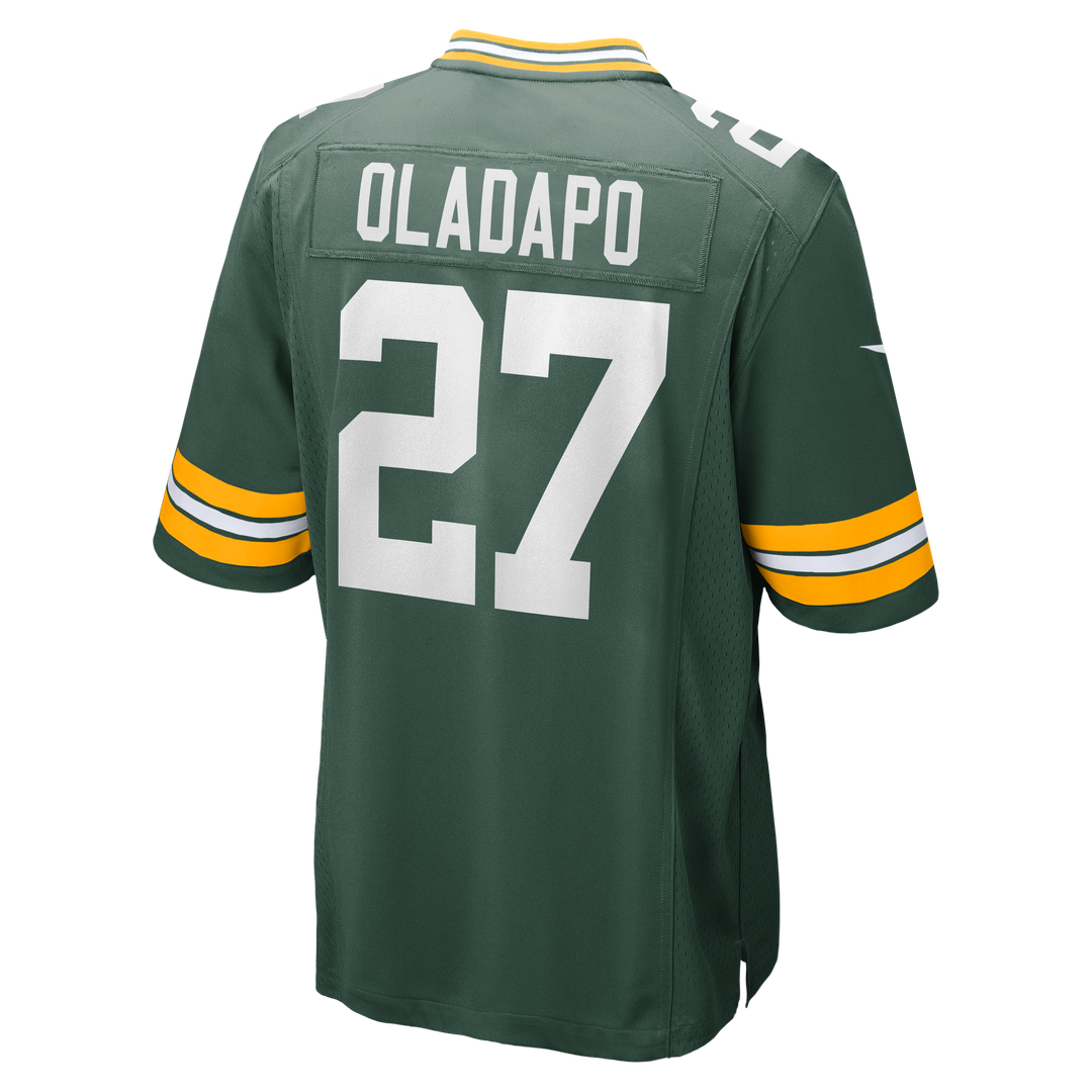 Men's Nike Green Bay Packers Kitan Oladapo Green Game NFL Jersey