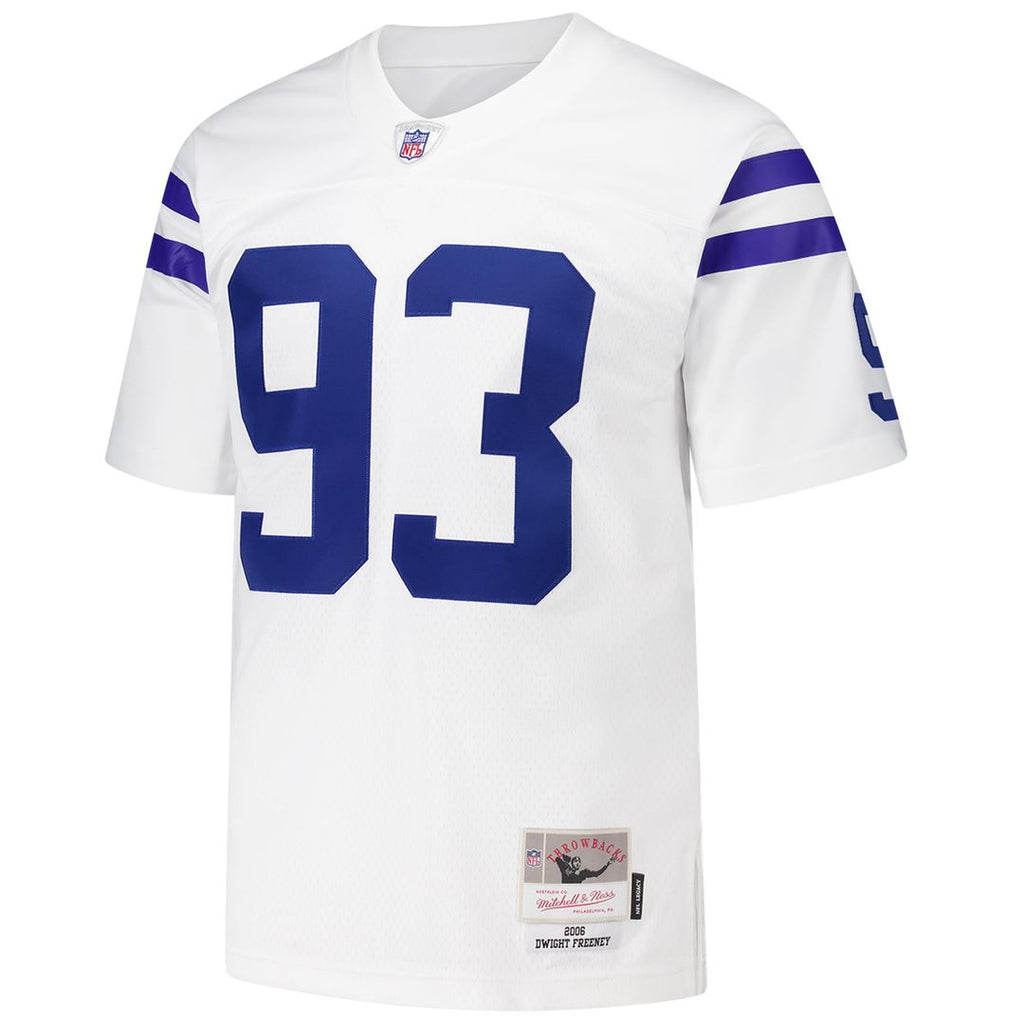Men's Mitchell & Ness Indianapolis Colts Dwight Freeney White 2006 Legacy Replica NFL Jersey