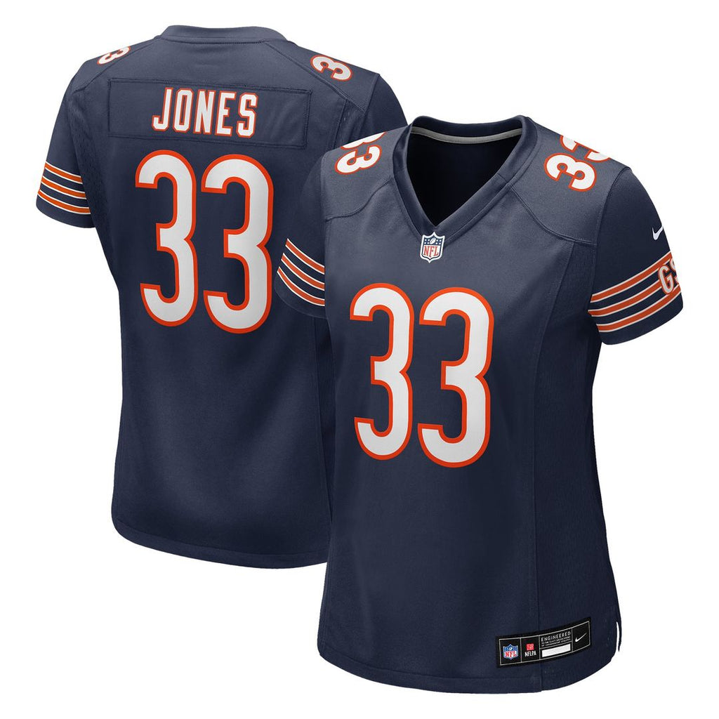 Women's Nike Chicago Bears Jaylon Jones Navy Team Game NFL Jersey