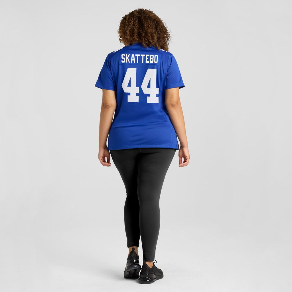 Women's Nike New York Giants Cam Skattebo Royal Team Game Player NFL Jersey