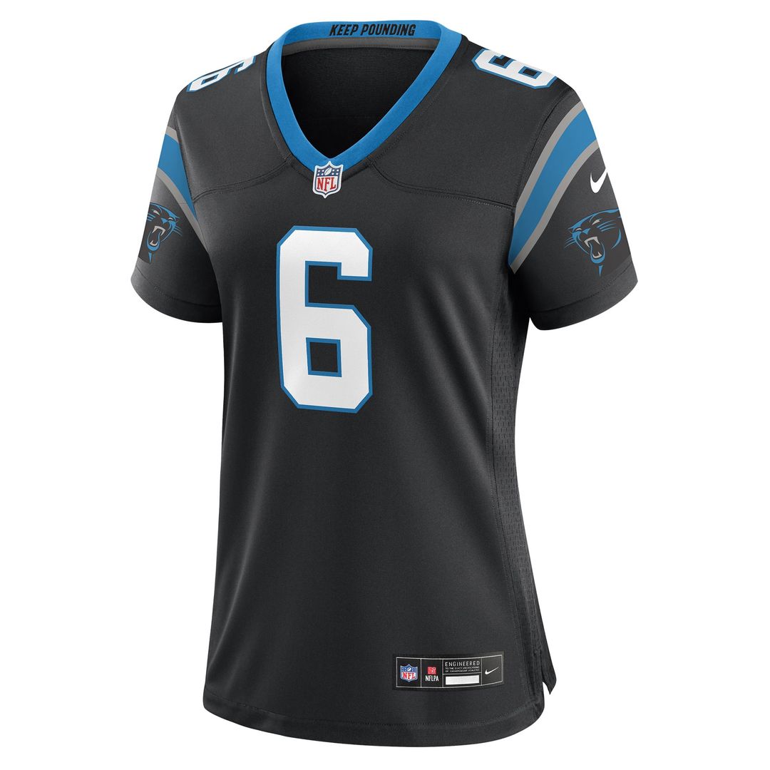 Women's Nike Carolina Panthers Sam Martin Black Team Game NFL Jersey