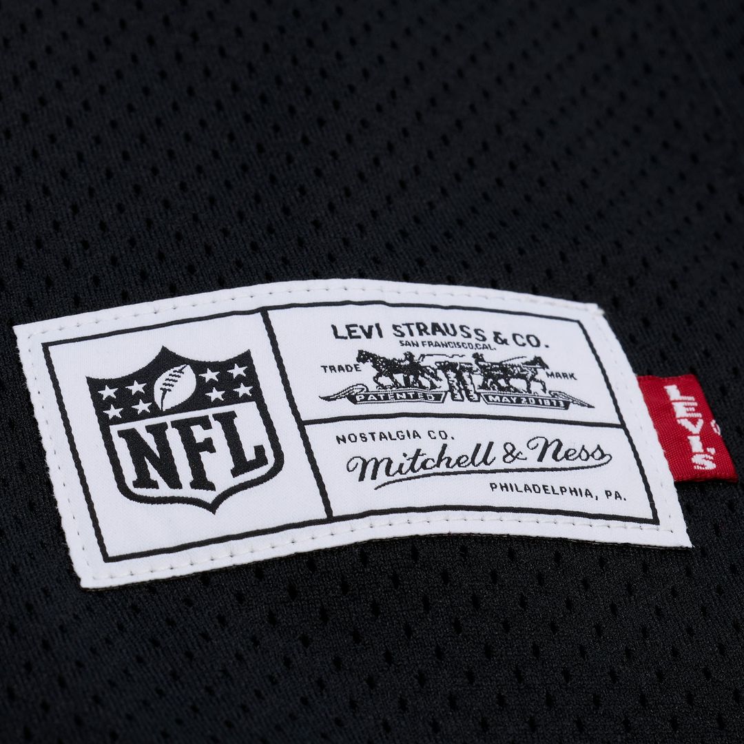 Men's Mitchell & Ness San Francisco 49ers Black Super Bowl LX x Levi's Unisex Legacy NFL Jersey