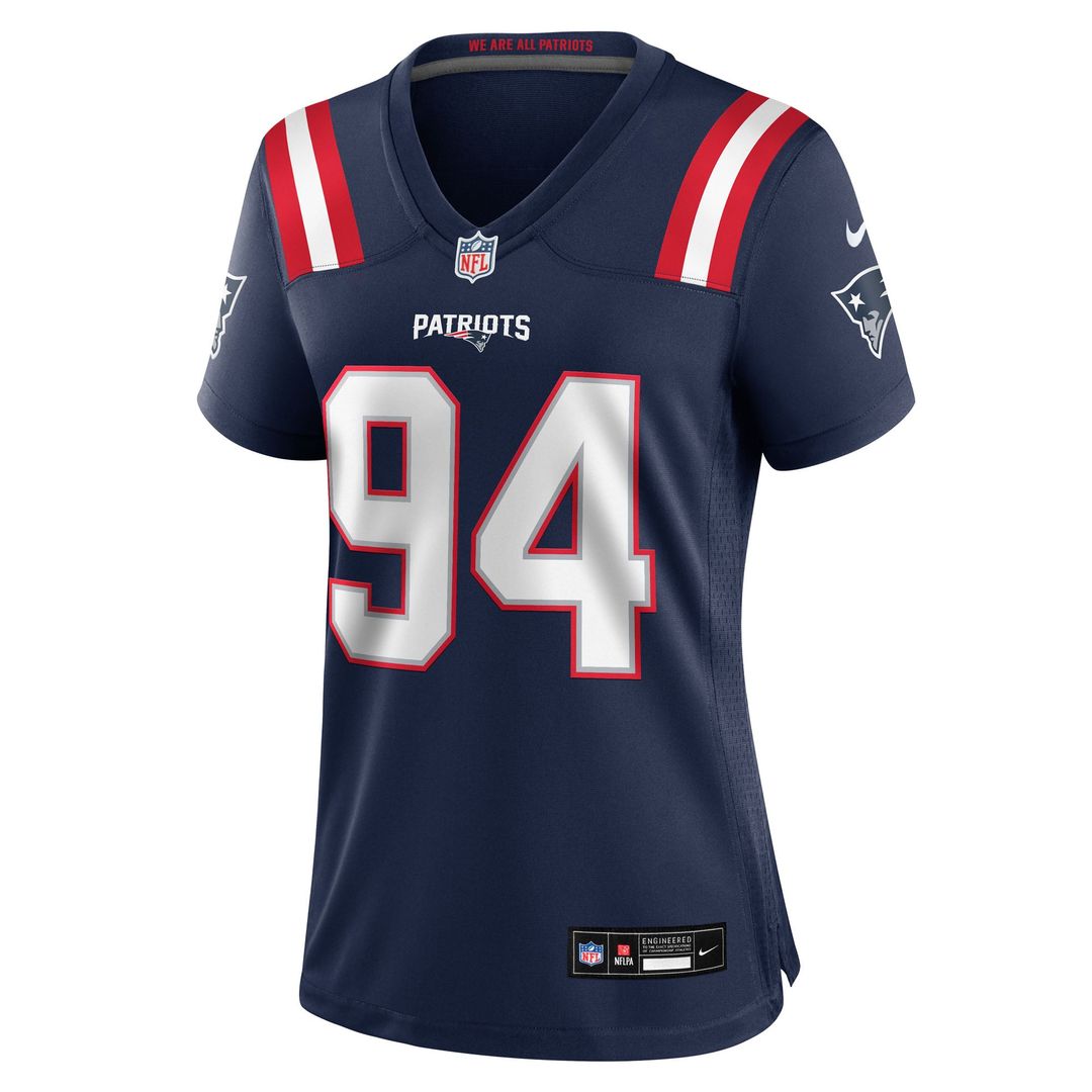 Women's Nike New England Patriots Cory Durden Navy Team Game NFL Jersey
