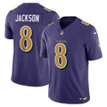 Men's Nike Baltimore Ravens Lamar Jackson Purple Vapor F.U.S.E. Limited NFL Jersey