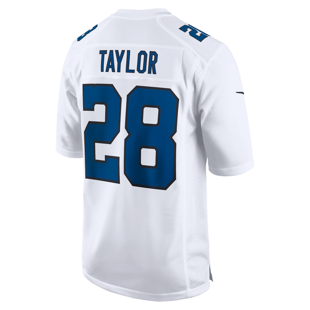Men's Nike Indianapolis Colts Jonathan Taylor Tundra White Fashion Game NFL Jersey
