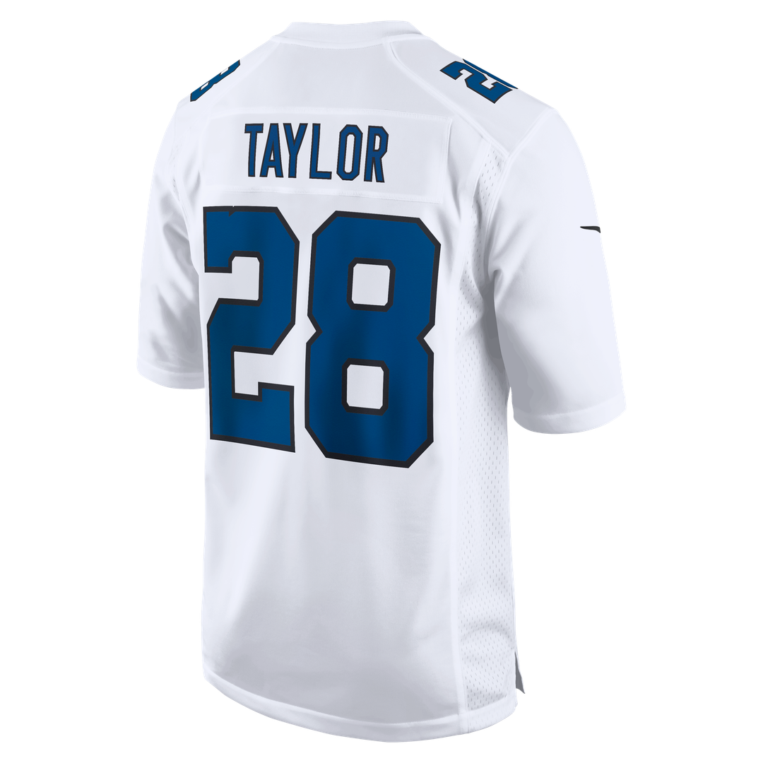 Men's Nike Indianapolis Colts Jonathan Taylor Tundra White Fashion Game NFL Jersey