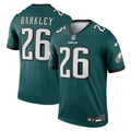 Men's Nike Philadelphia Eagles Saquon Barkley Midnight Green Legend Player NFL Performance Top