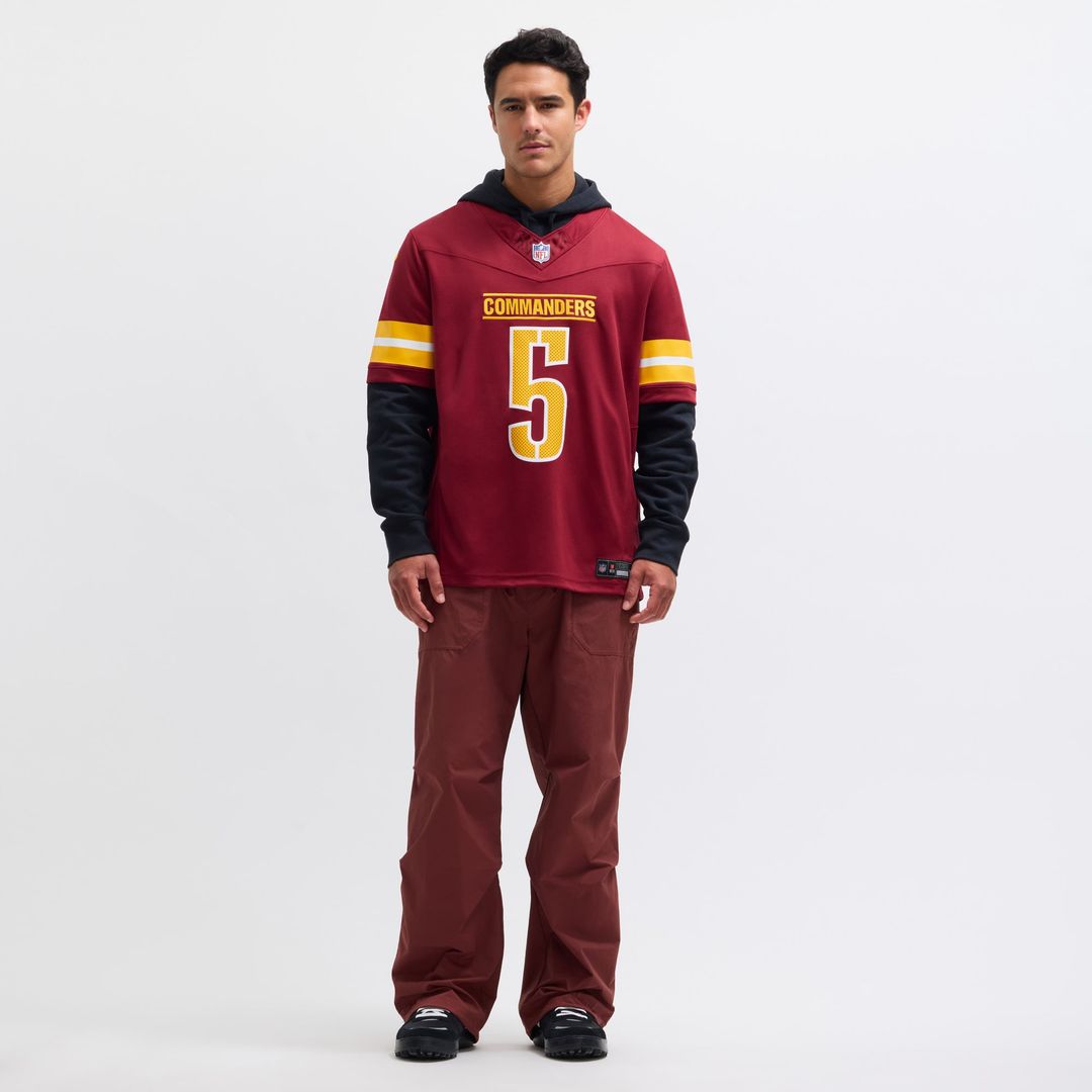 Men's Nike Washington Commanders Jayden Daniels Burgundy Vapor F.U.S.E. Limited NFL Jersey