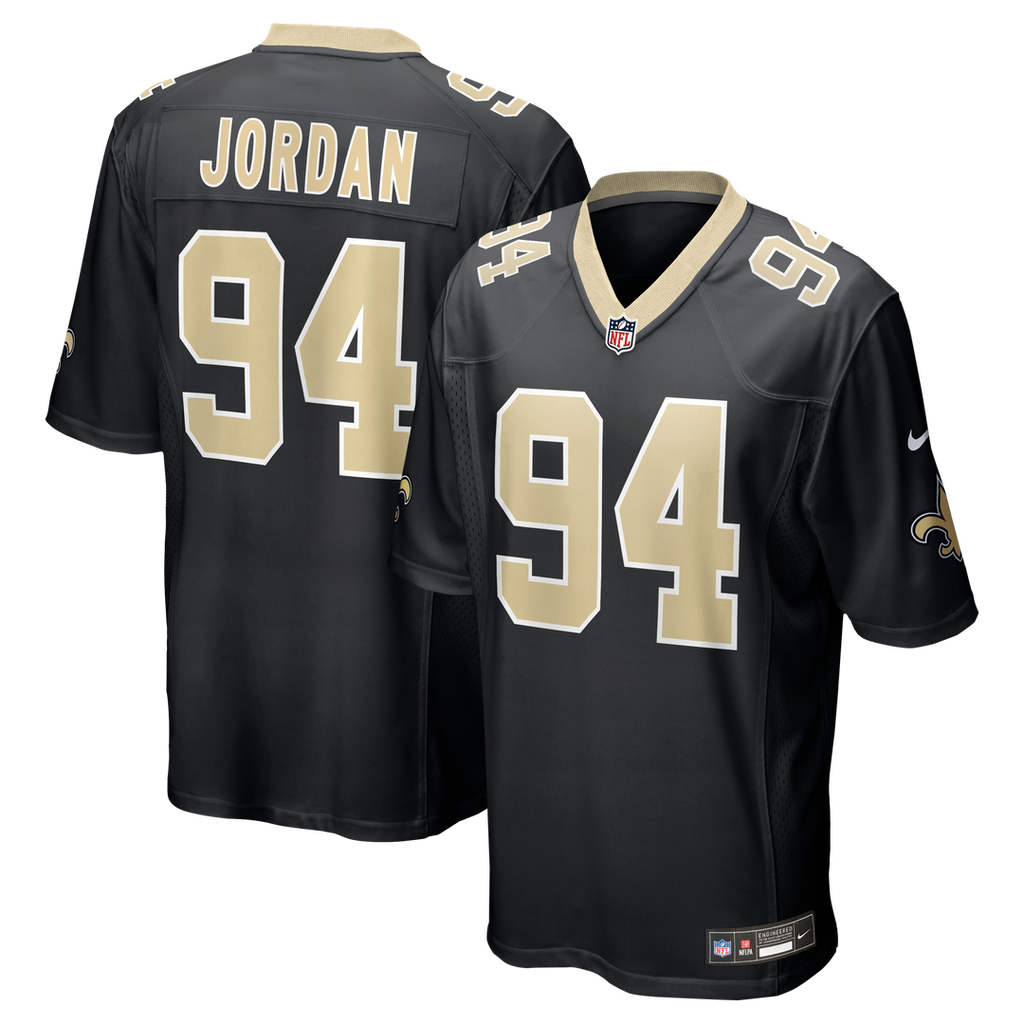 Men's Nike New Orleans Saints Cameron Jordan Black Game NFL Jersey