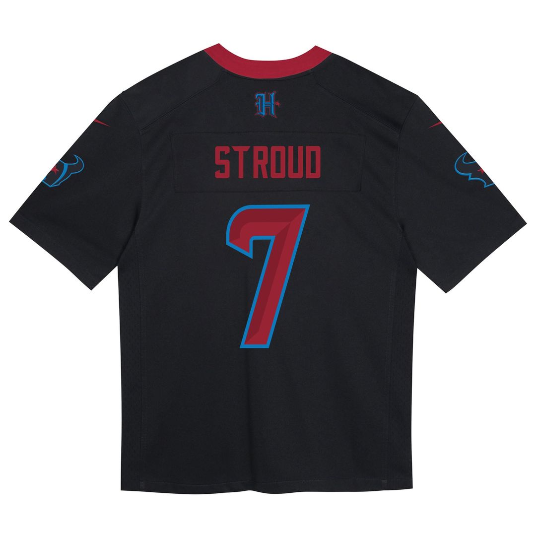 Preschool Nike Houston Texans C.J. Stroud Navy Alternate Player Game NFL Jersey