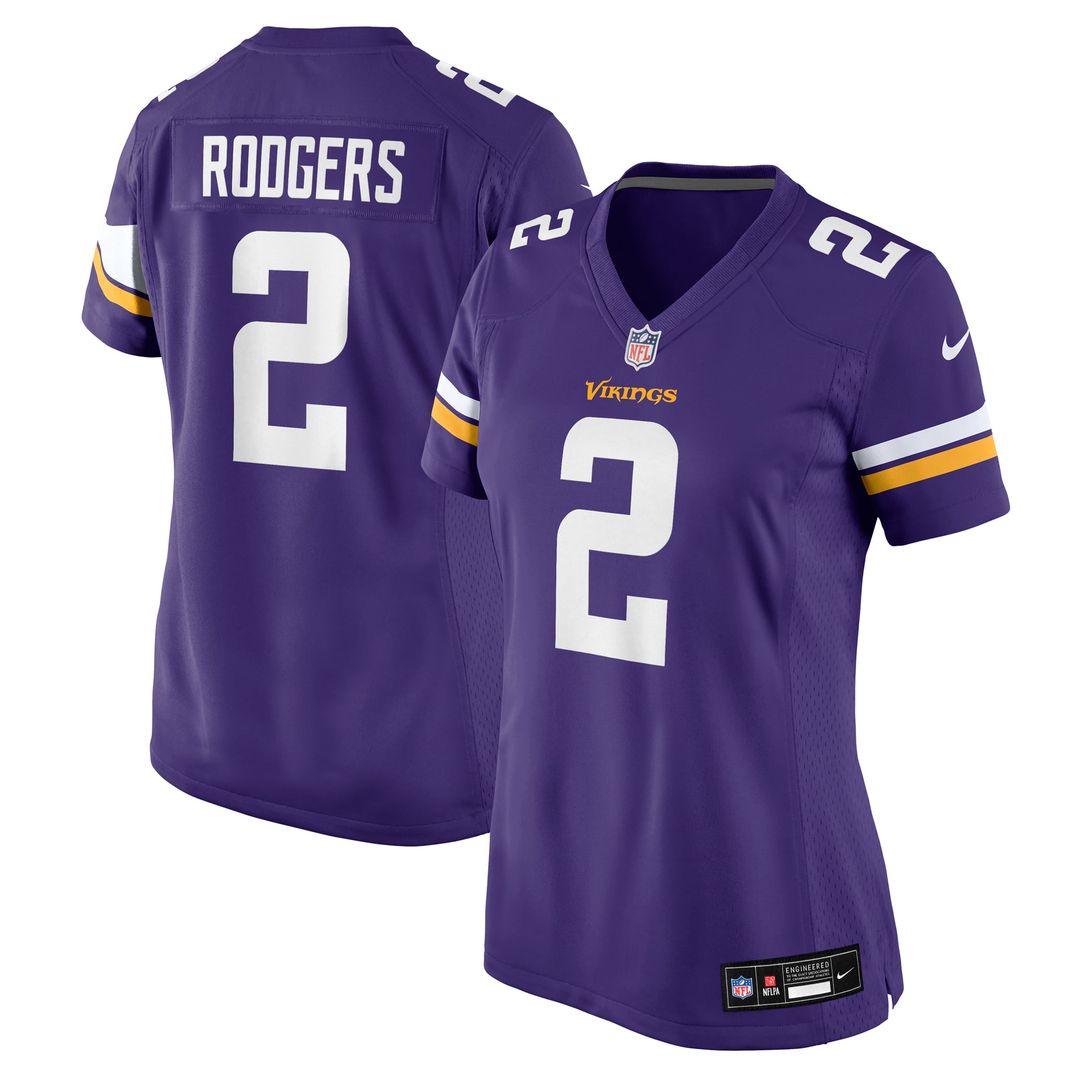 Women's Nike Minnesota Vikings Isaiah Rodgers Purple Team Game NFL Jersey