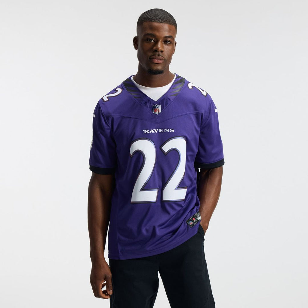Men's Nike Baltimore Ravens Derrick Henry White Vapor F.U.S.E. Stitched Limited NFL Jersey