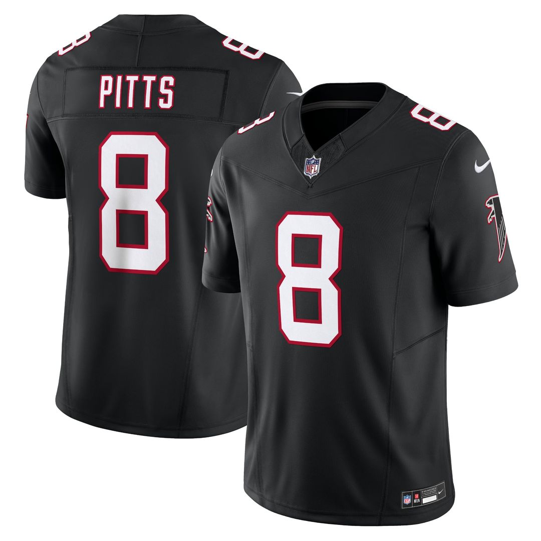 Men's Nike Atlanta Falcons Kyle Pitts Red Vapor F.U.S.E. Limited NFL Jersey