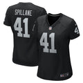 Women's Nike Las Vegas Raiders Robert Spillane Black Game Player NFL Jersey