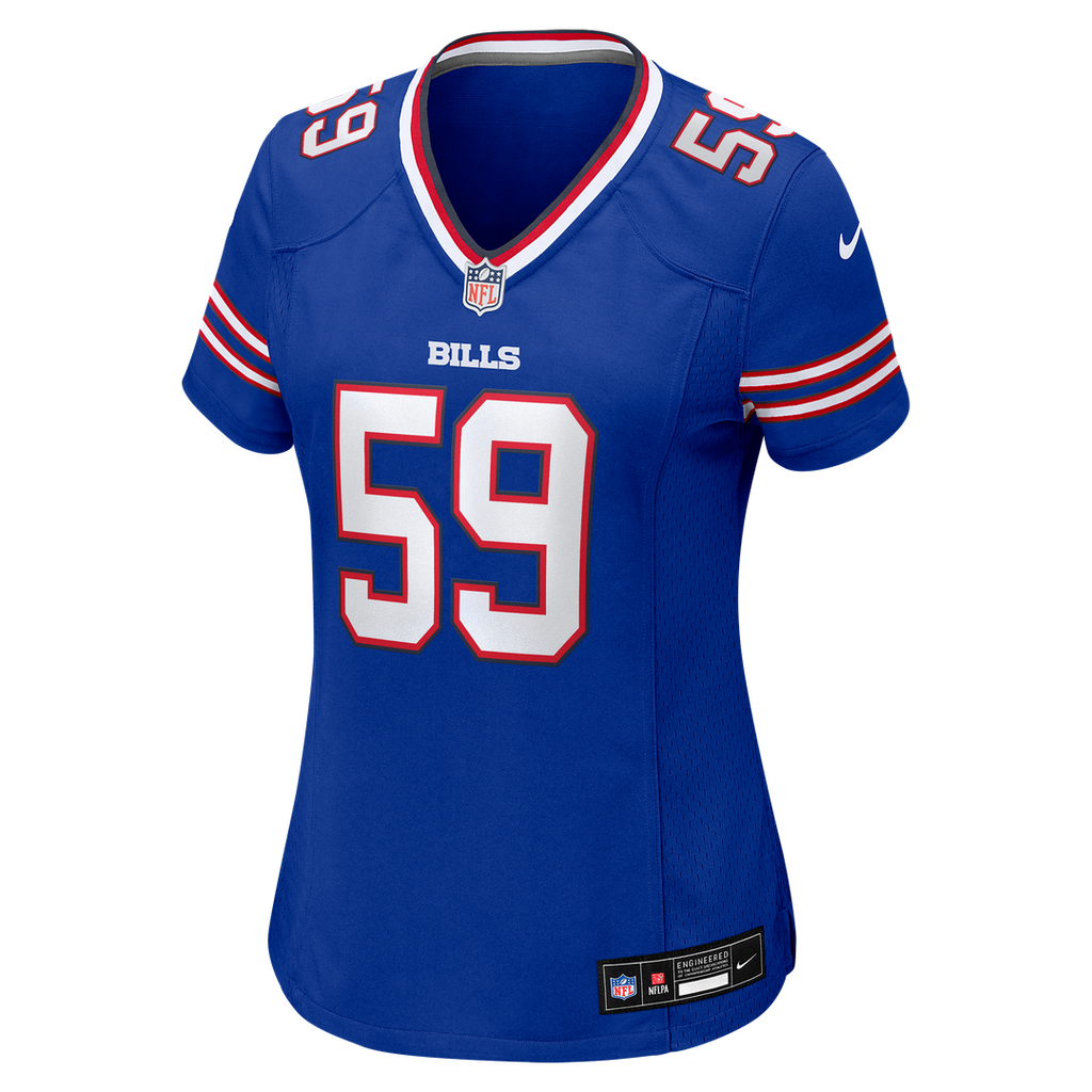 Women's Nike Buffalo Bills Shaq Lawson Royal Team Game NFL Jersey