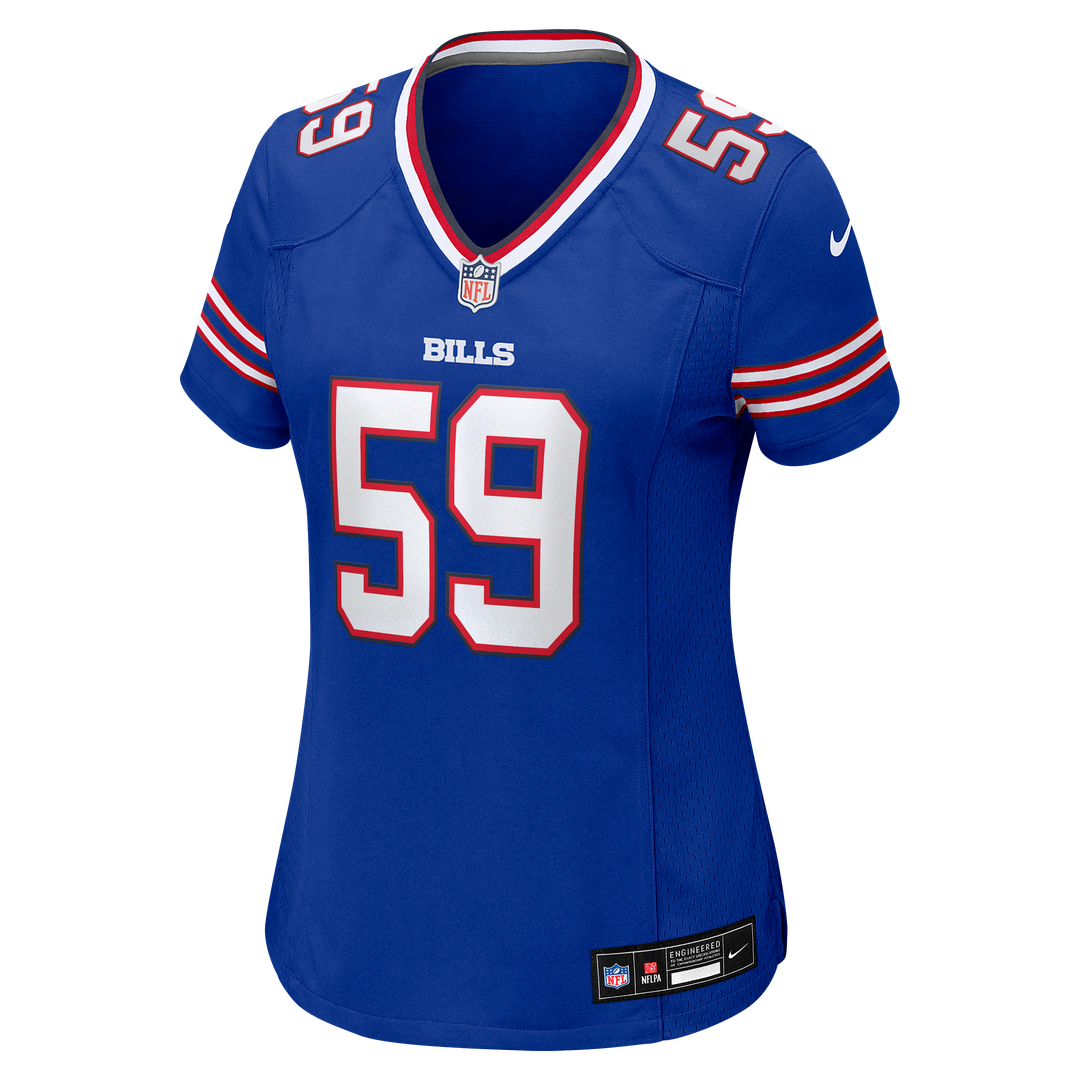 Women's Nike Buffalo Bills Shaq Lawson Royal Team Game NFL Jersey
