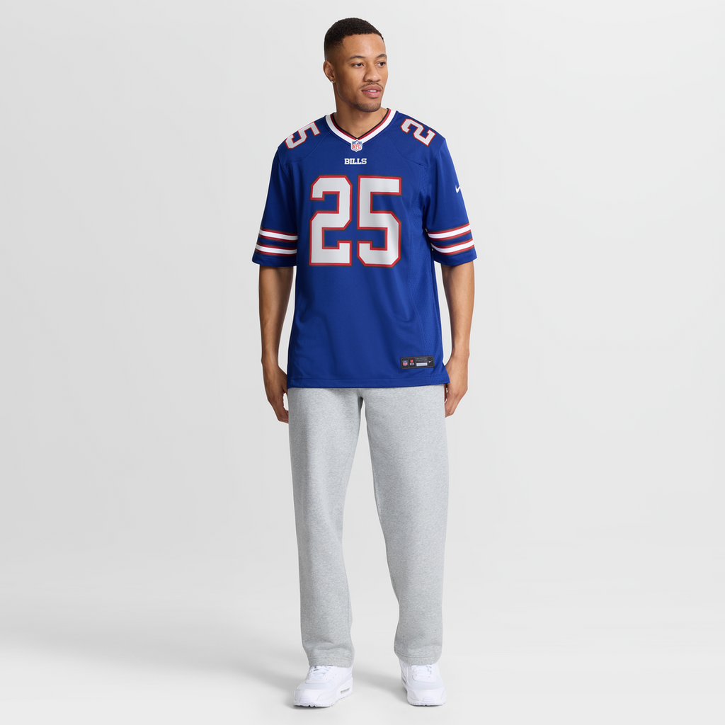 Men's Nike Buffalo Bills Geno Stone Royal Team Game NFL Jersey
