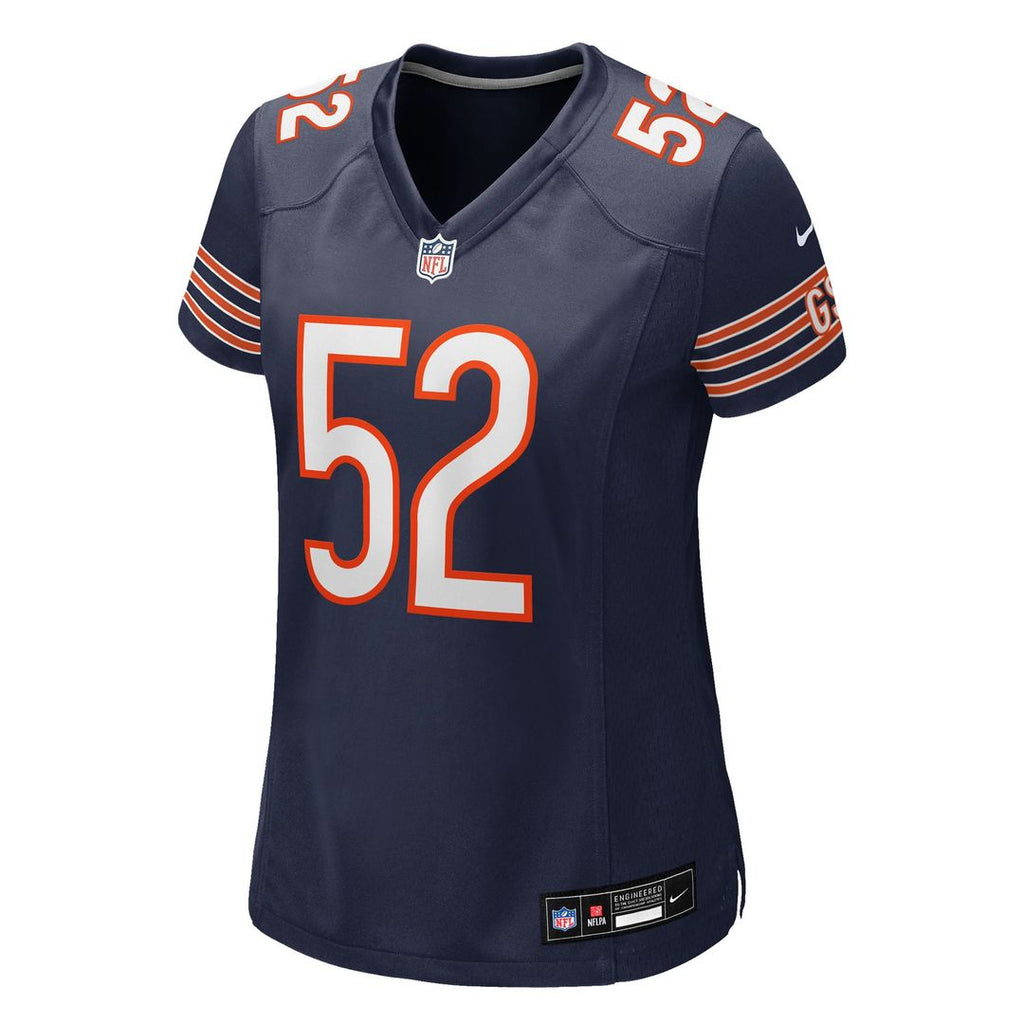 Women's Nike Chicago Bears Drew Dalman Navy Team Game NFL Jersey