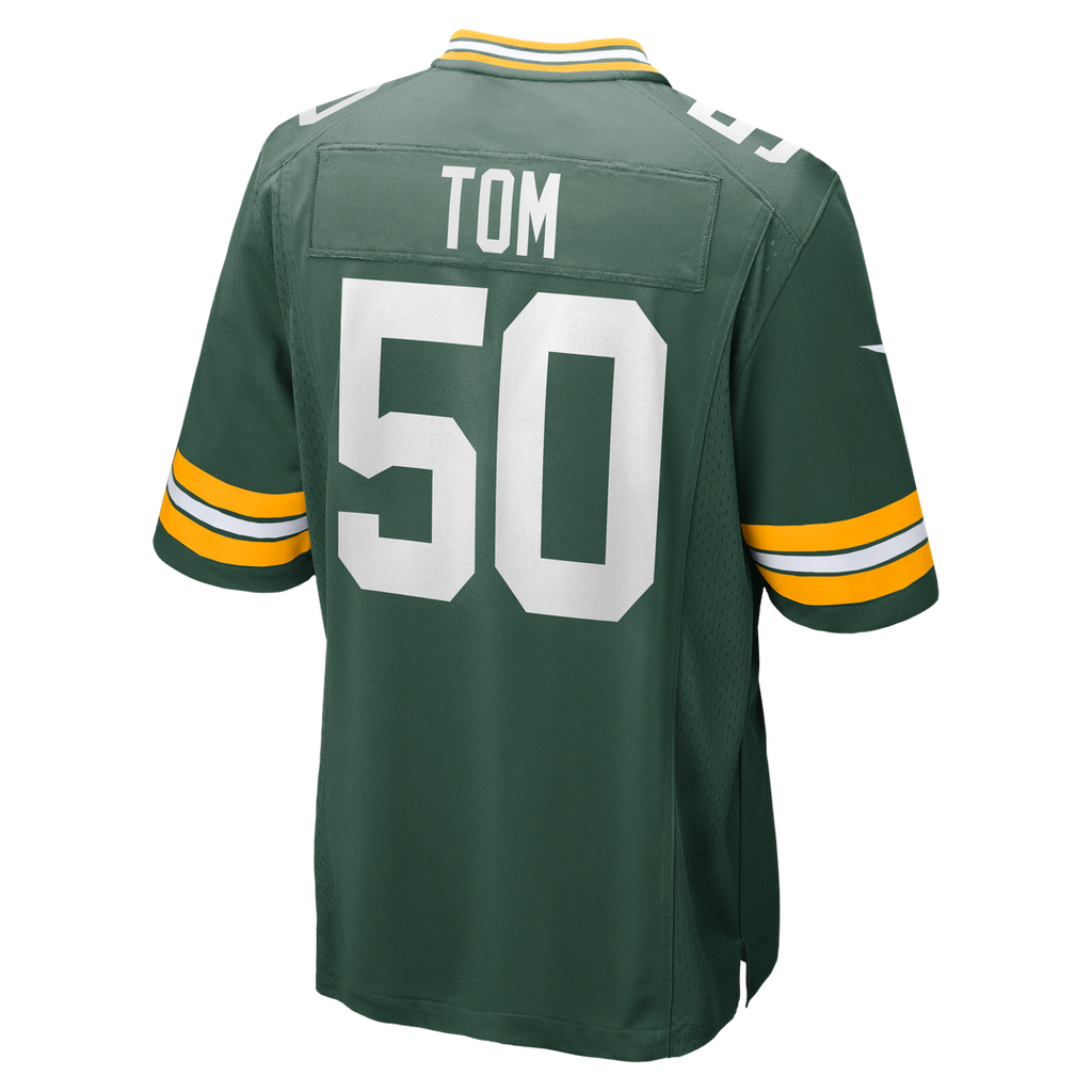 Men's Nike Green Bay Packers Zach Tom Green Game Player NFL Jersey