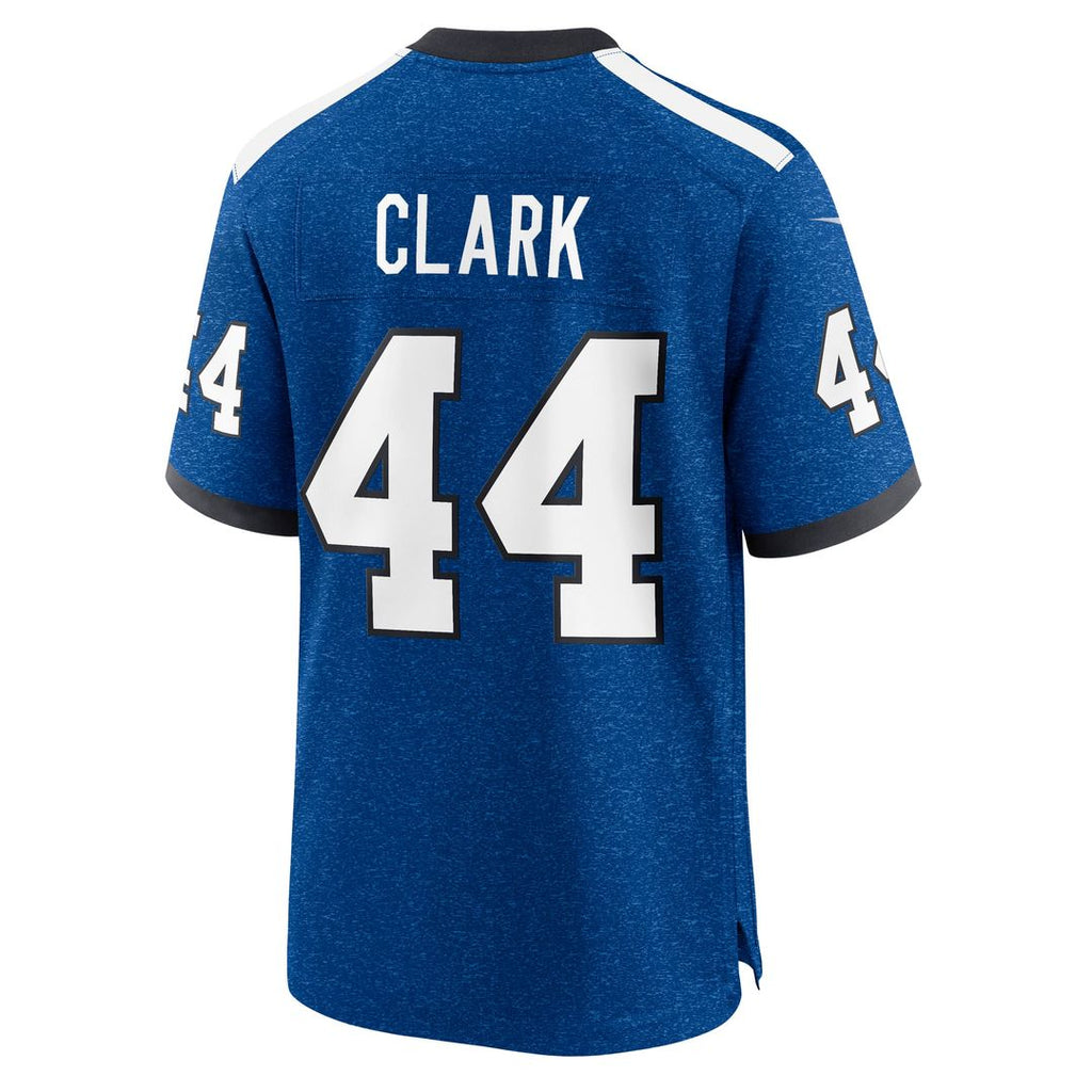 Men's Nike Indianapolis Colts Dallas Clark Blue Retired Player Alternate Game NFL Jersey