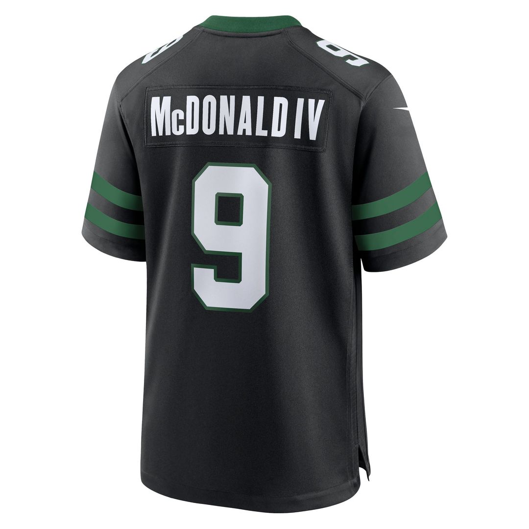 Men's Nike New York Jets Will McDonald IV Legacy Green Team Game NFL Jersey
