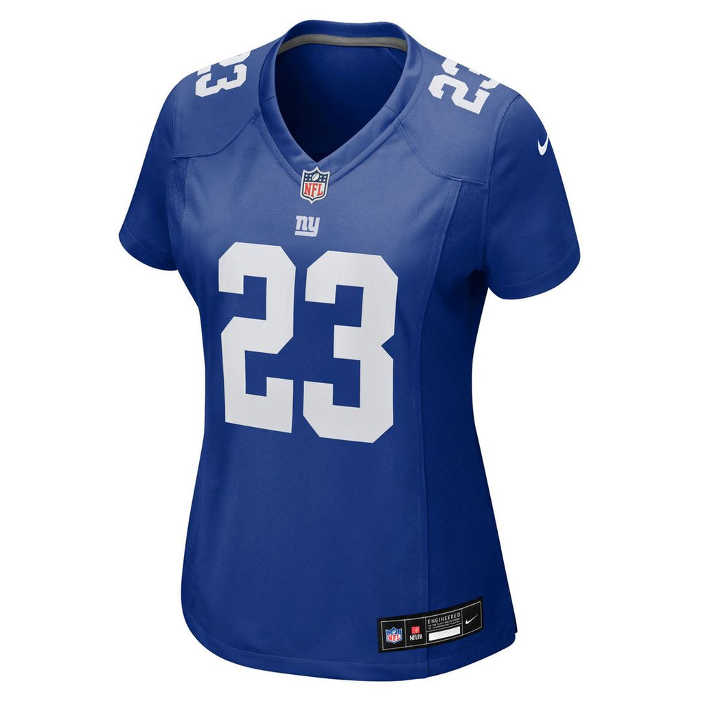 Women's Nike New York Giants Art Green Royal Team Game NFL Jersey